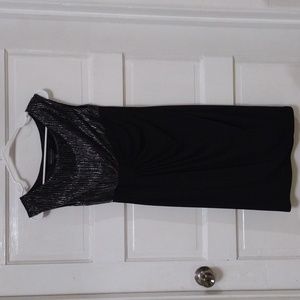 Connected apparel Dress Womens Size 4P Black